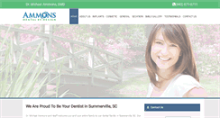 Desktop Screenshot of ammonsdental.com